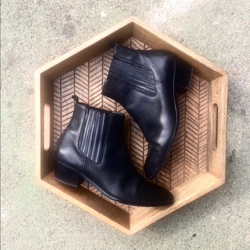 J. Crew leather booties